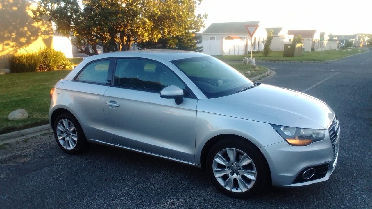 LL Cool J Driving School's silver Audi A1, automatic training vehicle